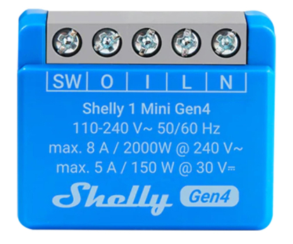 Czujnik inteligentny Shelly Sterownik 1 Mini Gen4 Zigbee/Matter 1MiniGen4